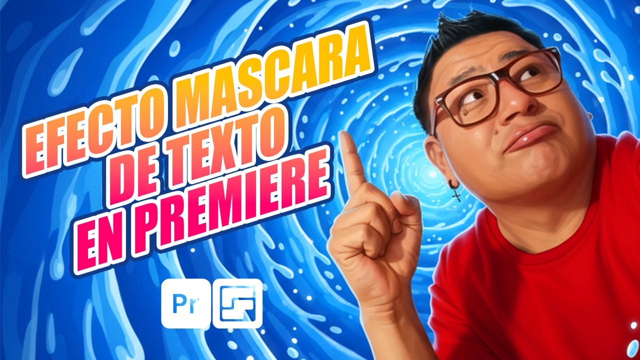 Text mask effect in Adobe Premiere