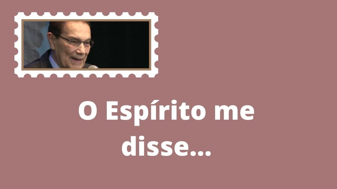 O Espírito me disse... Médium Divaldo Franco