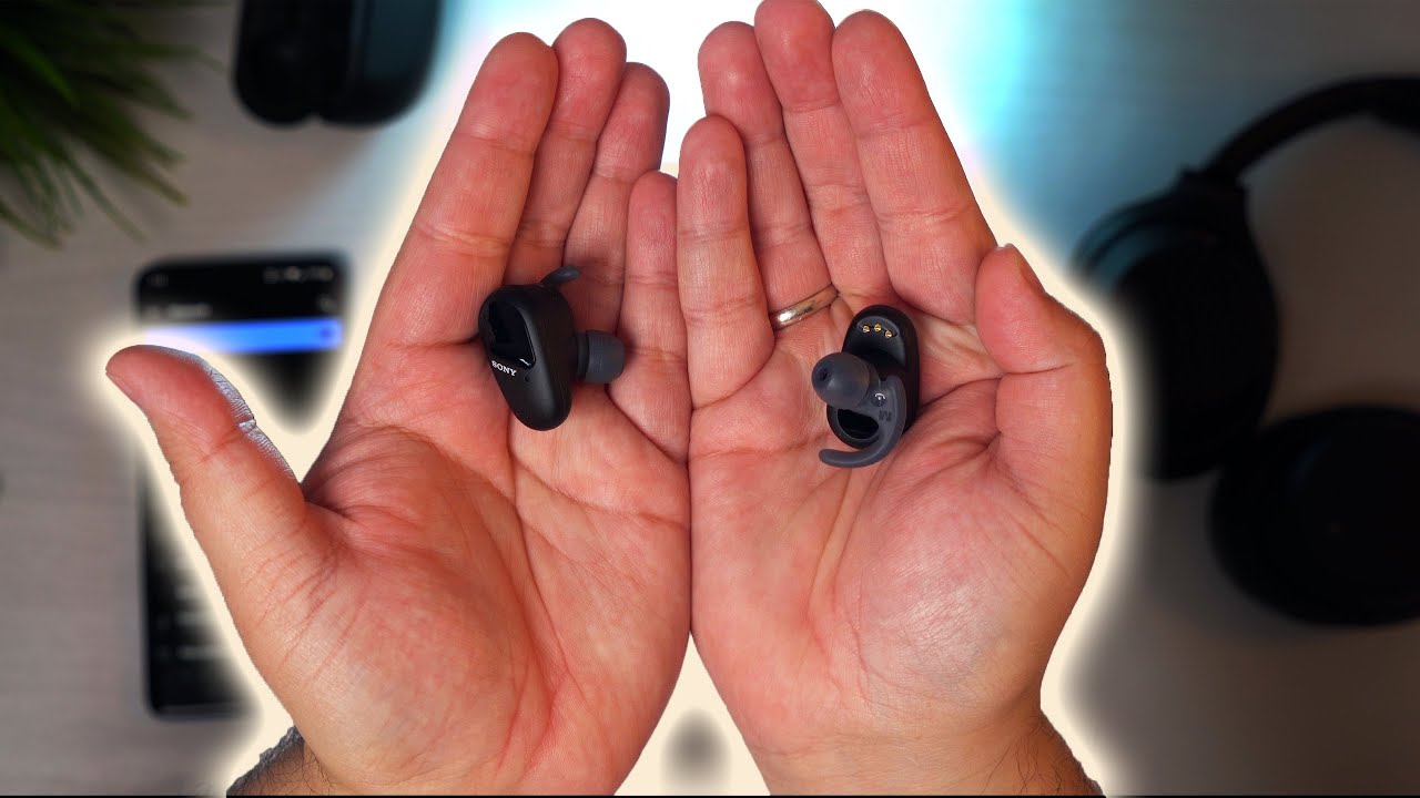 Sony WF-SP800N Unboxing and First Look - Premium TWS Headphones
