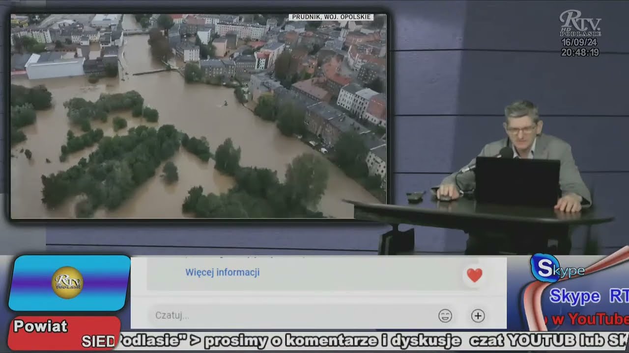 Program na żywo ,,wieczór z Regionalna TV. Podlasie
