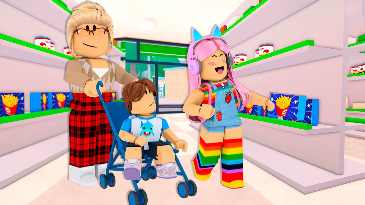 ROTINA NO CENTRINHO DA CIDADE! Family Roleplay Deermont City - ROBLOX