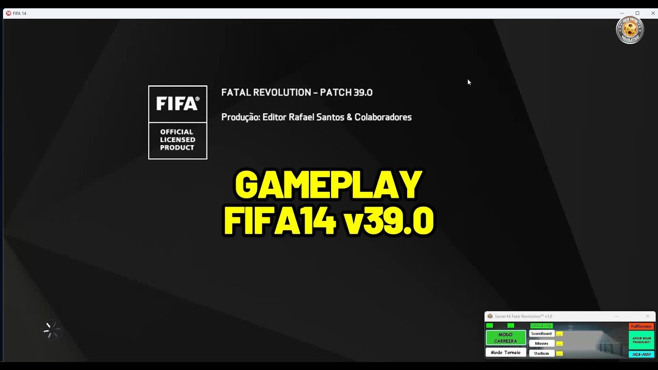 GAMEPLAY  |  FIFA14 v39.0  |  FATAL REVOLUTION (COM O LANÇAMENTO DO SERVER14 OFICIAL DA FFR)