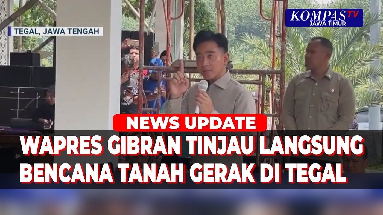 Wapres Gibran Datang ke Lokasi Bencana Tanah Bergerak Tegal: Huntara dan Huntap Segera Dibangun