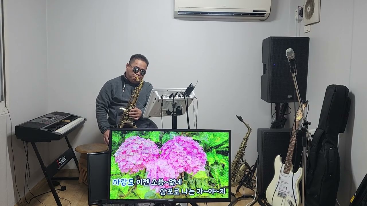 강은철 삼포로가는길  테너색소폰 연주 함기식