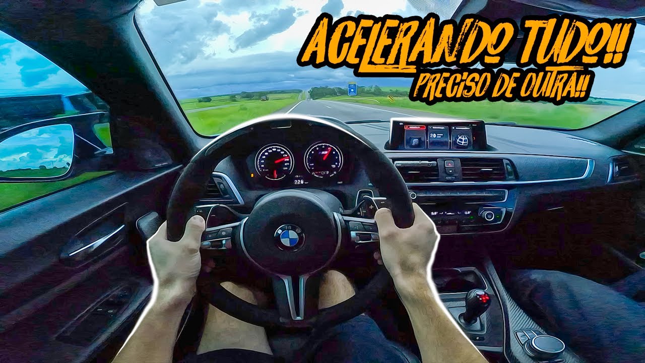 BMW M2 COMPETITION ACELERANDO FORTE!!🔥🚀 DA MAIS DE 200 KM/H FACIL