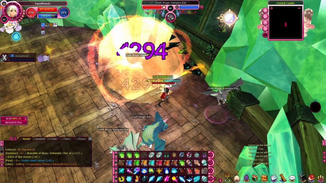 Fiesta Online - Interesting Crystal Castle Run