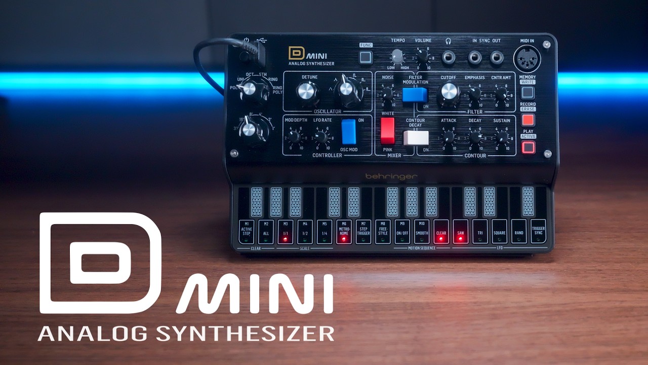 Behringer D-MINI &ndash; Legendary Analog Sound in a Compact Synth