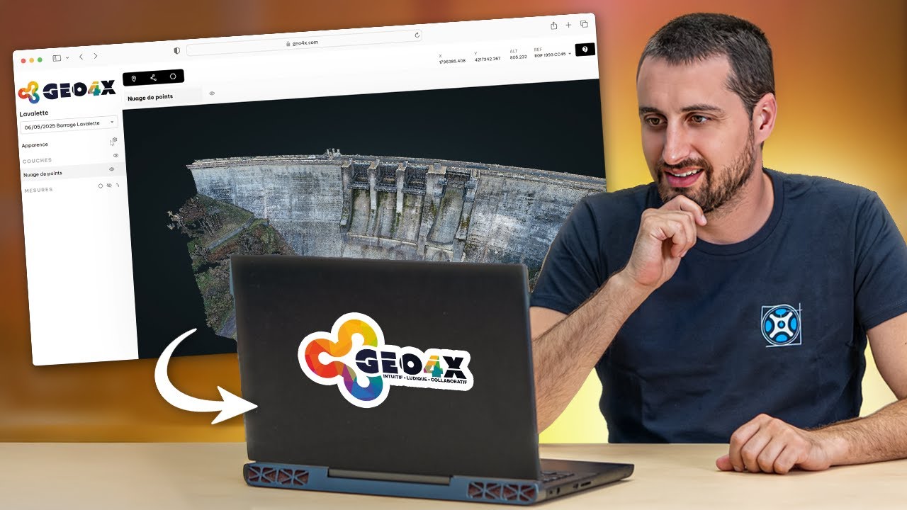 Geo4X, une solution pour utiliser et envoyer vos photogramm&eacute;tries en ligne 👷