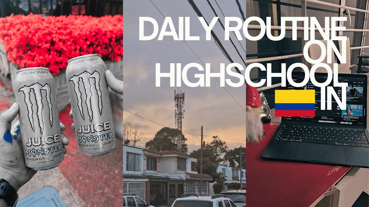 School + Art 🎨My High School Routine in Colombia 🇨🇴