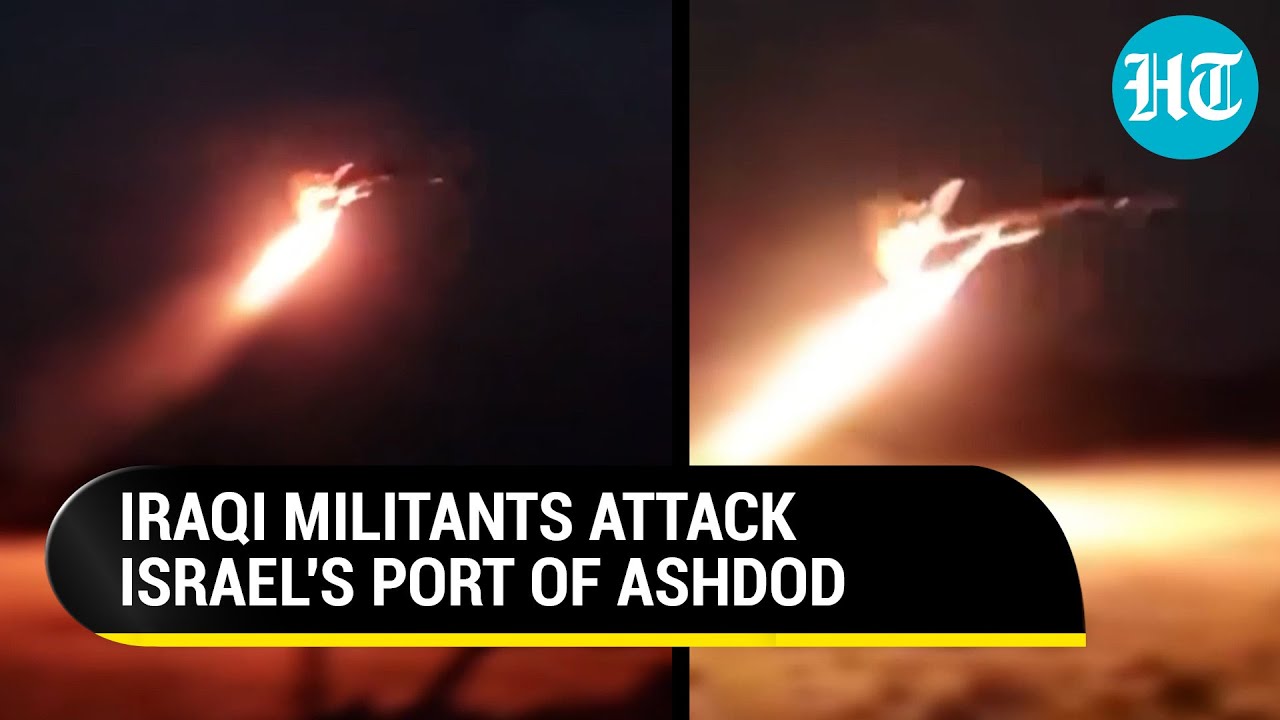Iraqi Resistance Fighters Attack Israel's Ashdod Port; New Headache For Netanyahu | Watch