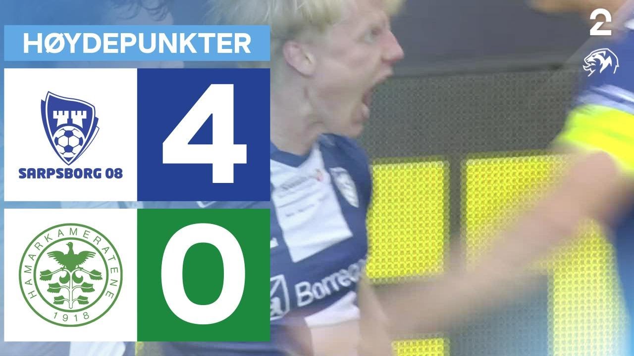 Sarpsborg 08 4 - 0 HamKam - Høydepunkter