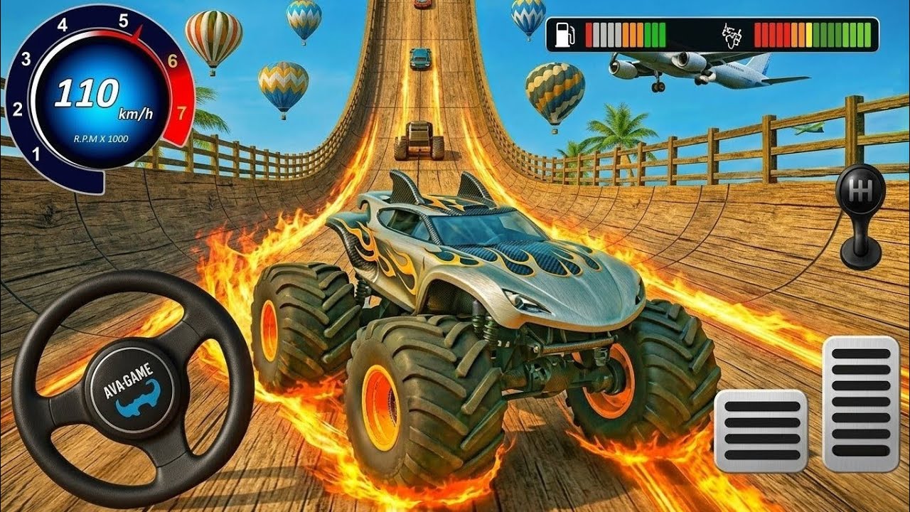 GT Car Stunt Master 3D – Real Mega Ramp Challenge – Android Gameplay 🚘 #viral #trending #megaramp 