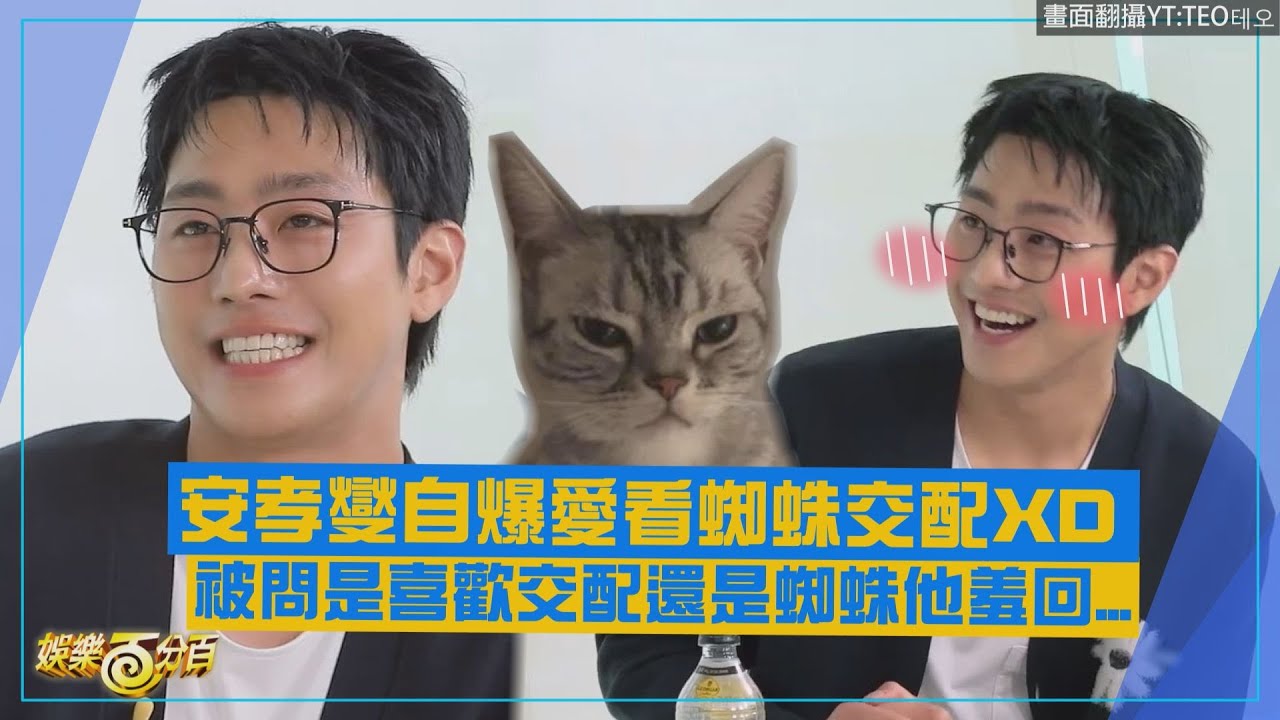 【安孝燮】自爆在家愛看蜘蛛交配XD 談到愛貓泛淚光:謝謝牠的存在