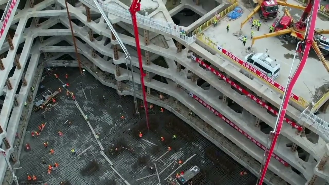 Hệ thống chống văng bê tông khung vòng dầm tam giác 2 