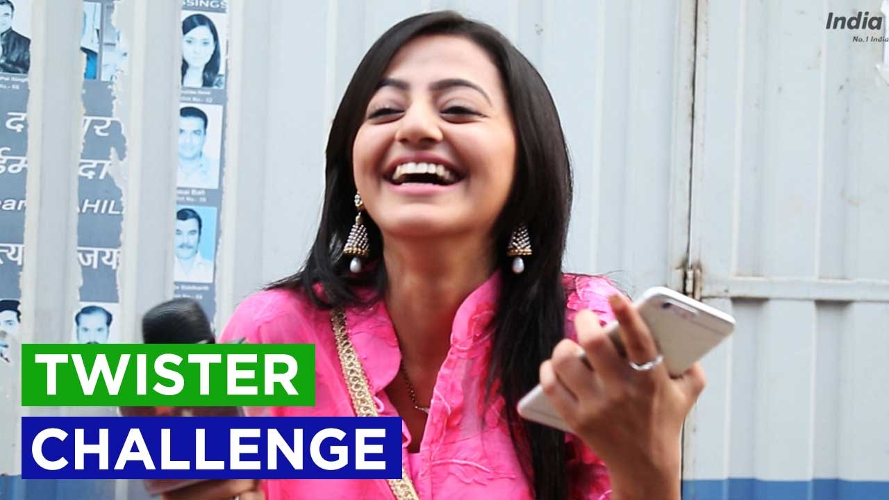 Helly Shah takes up the 'Twister Challenge'