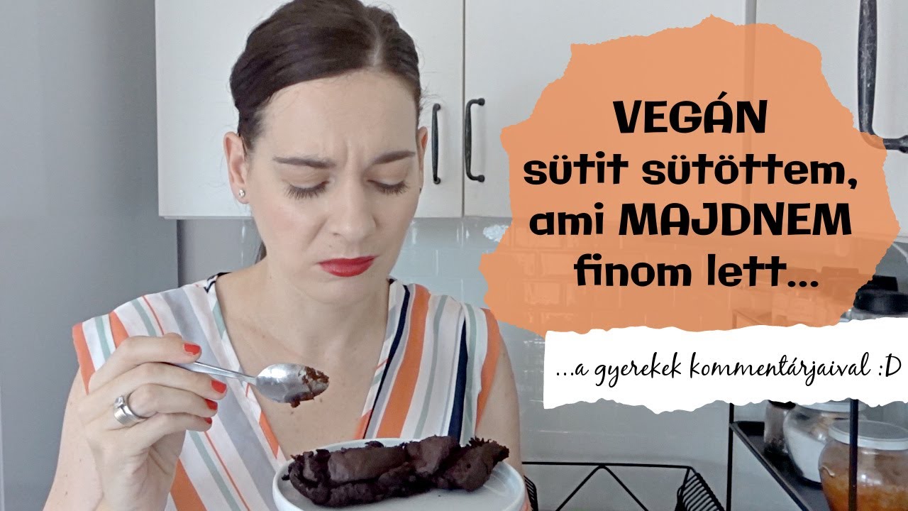 VEGÁN sütit sütöttem 🥧 - a gyerekek kommentárjaival 😃