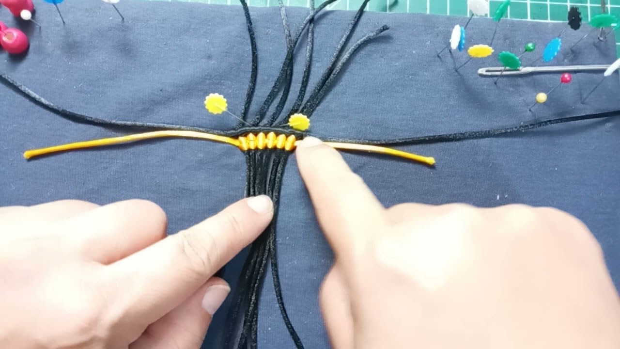 Abeja macramé  2da parte