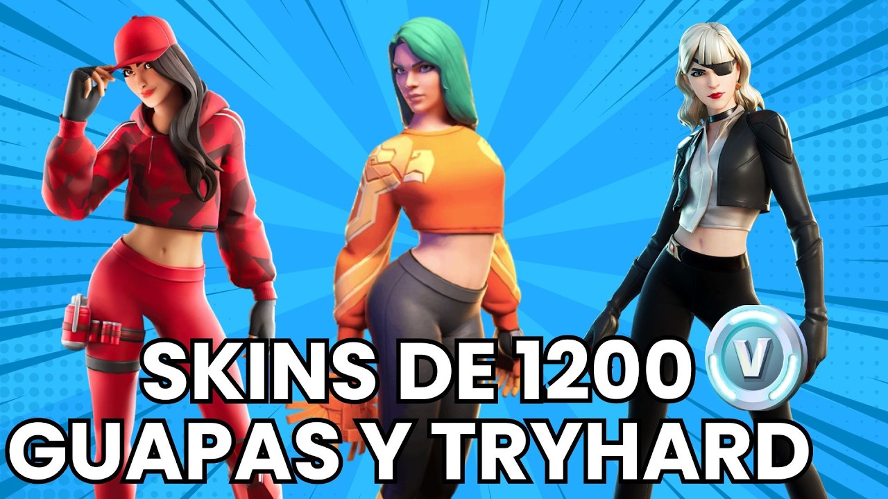 LAS 28 MEJORES SKINS DE 1200 PAVOS EN FORTNITE | PARTE 1