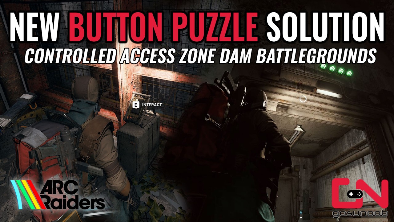 NEW Secret Room Button Puzzle Solution in Arc Raiders Dam Battlegrounds Controlled Access Zone