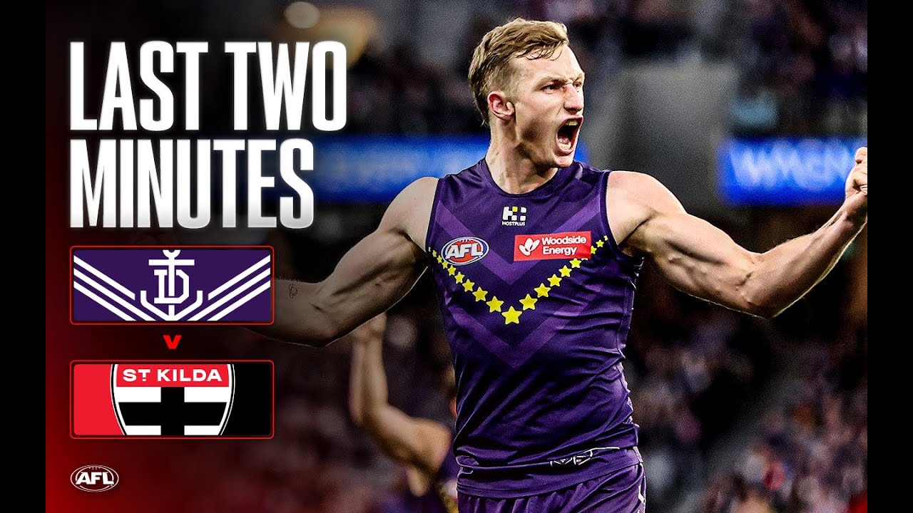 Last Two Minutes: Fremantle v St Kilda | Round 16, 2025 | AFL
