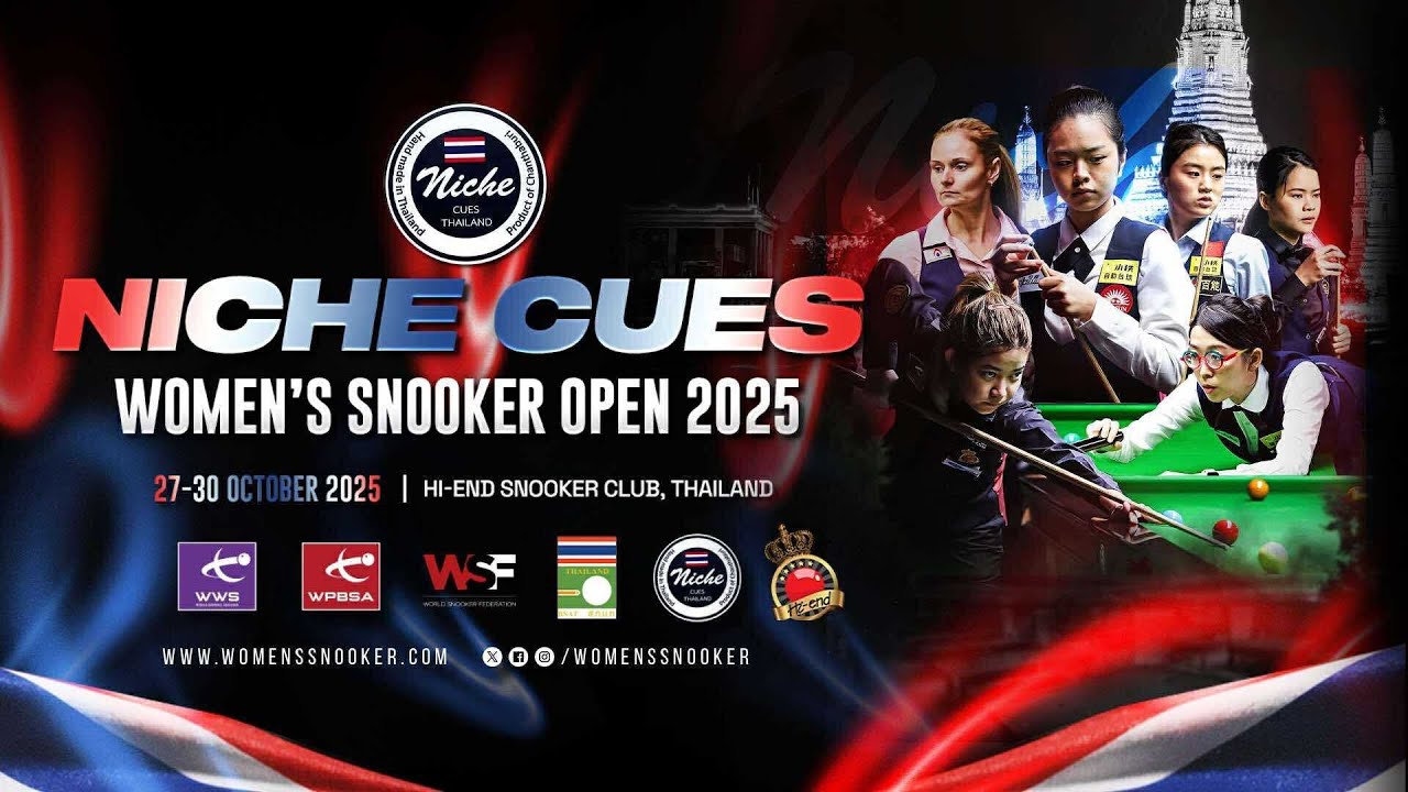Mink Nutcharut vs Liu Zi Ling    2025 Niche Cues Women's Snooker Open