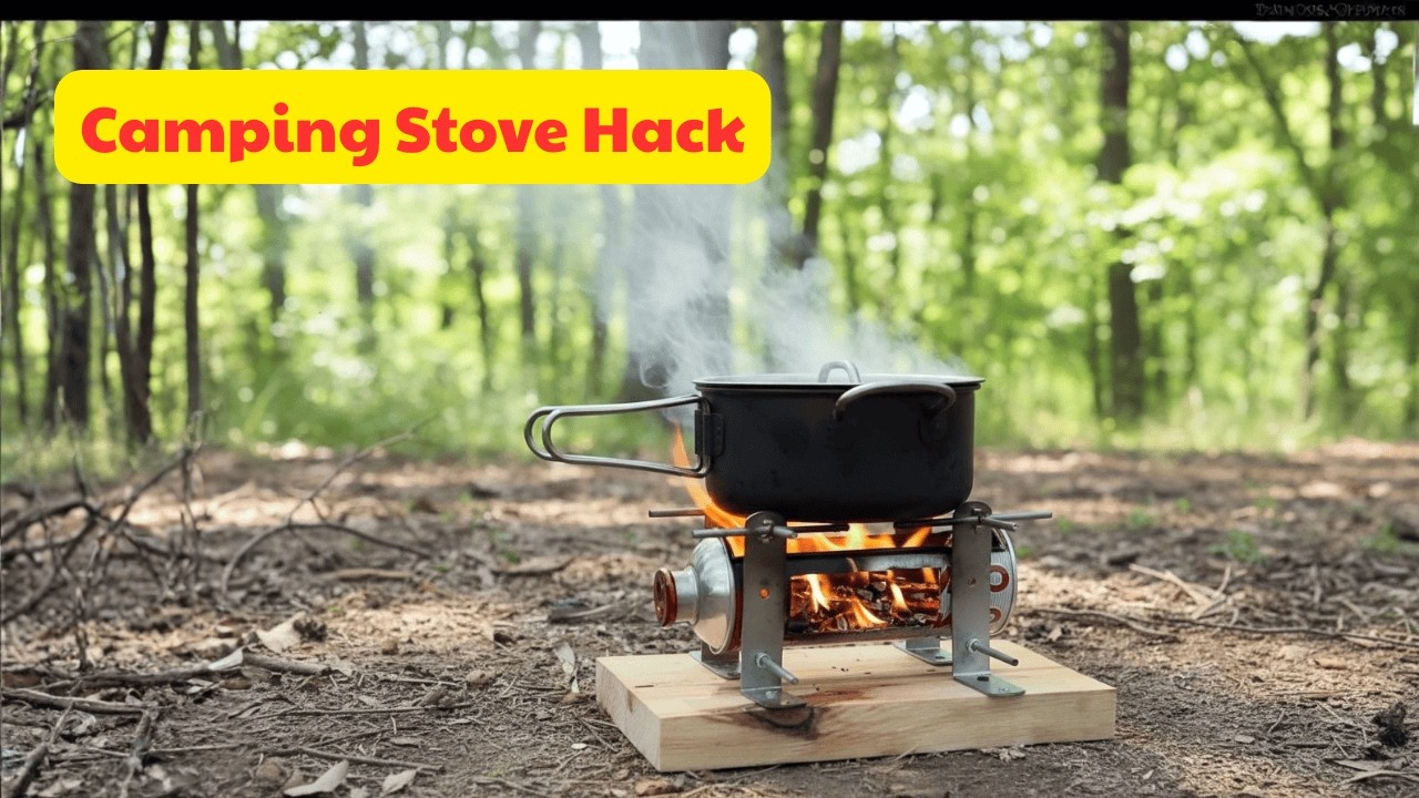 DIY Camping Stove from a 2L Can – Powerful Mini Stove for Outdoor Cooking