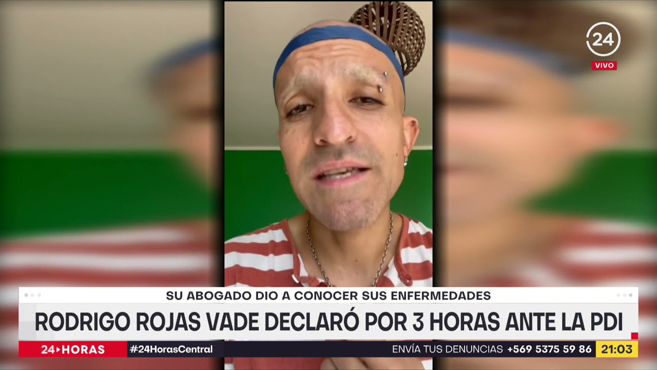 Rodrigo Rojas Vade declar&oacute; por 3 horas ante la PDI | 24 Horas TVN Chile