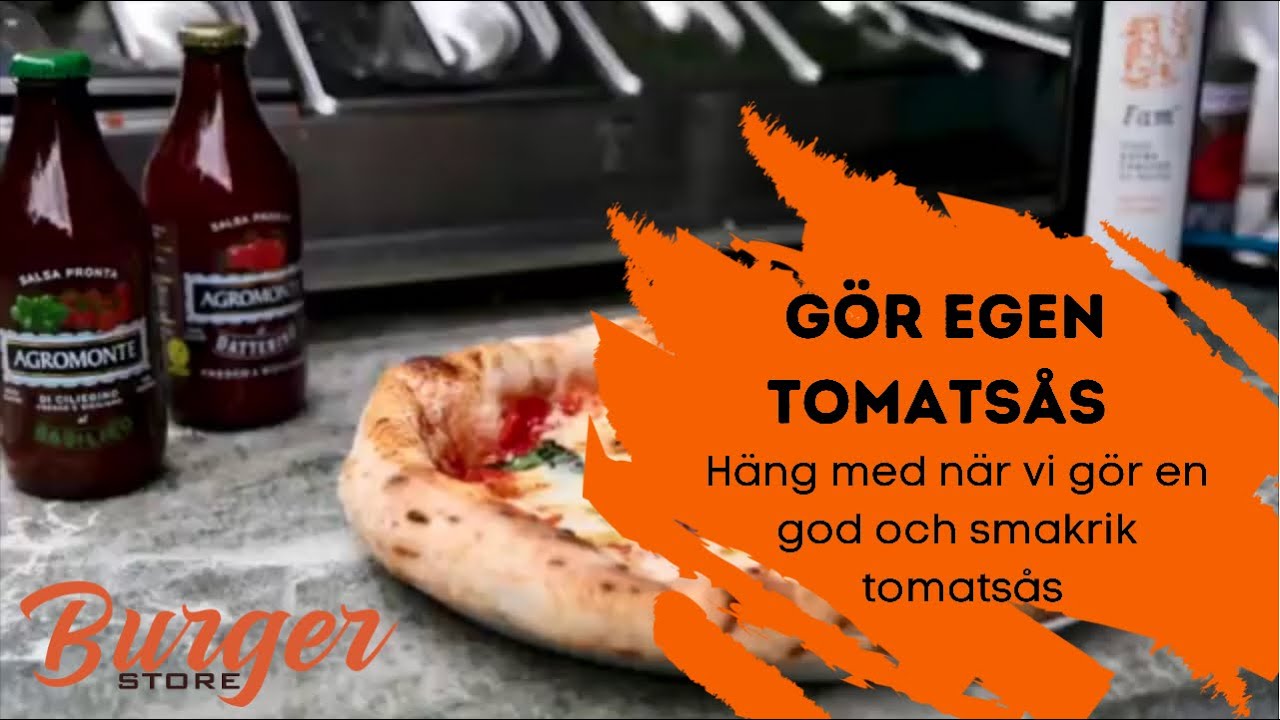 Så gör du din egen tomatsås till pizza | Burgerstore