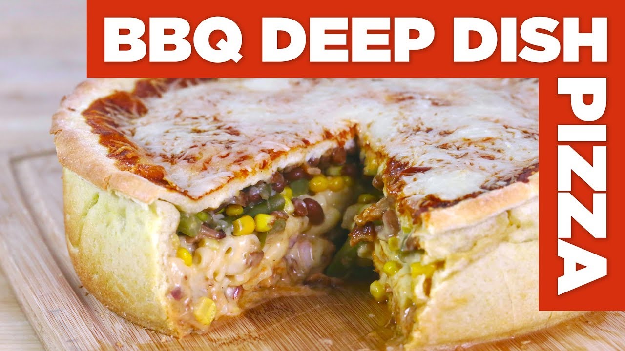 BBQ Deep Dish POT PIE Pizza!?  – Eat The Pizza! #23