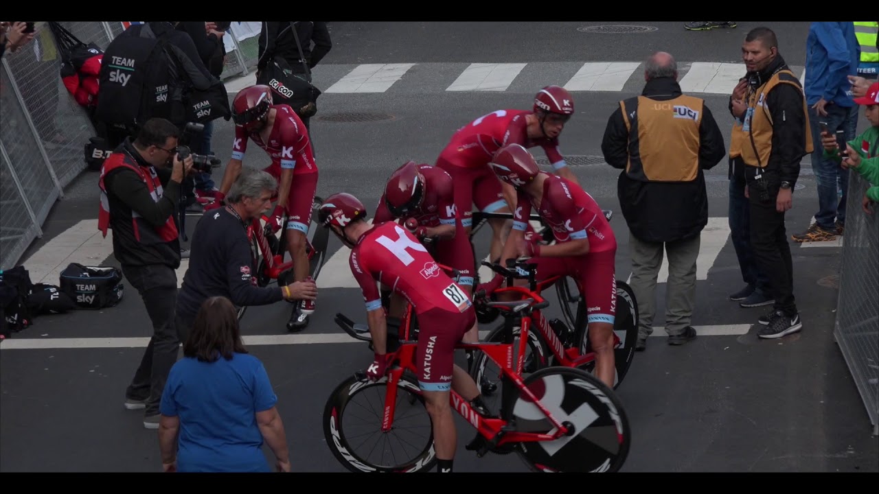UCI ROAD WORLD CHAMPIONSHIPS 2017 BERGEN  TEAM PURSUIT MEN  FINISH.BERGEN SYKKEL
