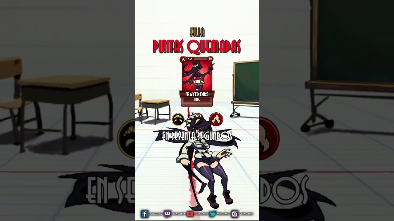 Filia - Puntas Quemadas en 60s #jairponce #skullgirls #skullgirlsmobile