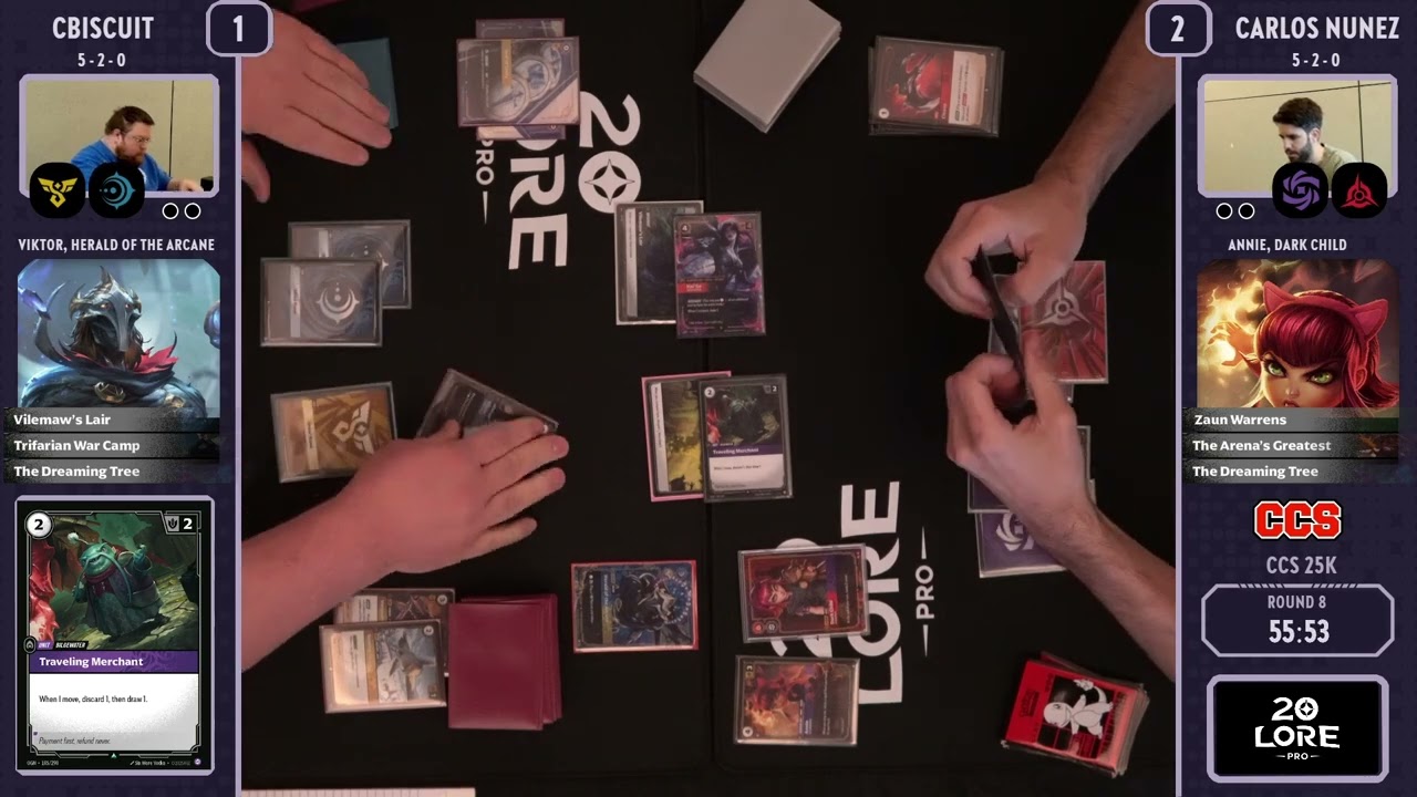 CCS Riftbound, 8-й раунд, призовой фонд 25 000 долларов — C Biscuit против Карлоса Нуньеса.