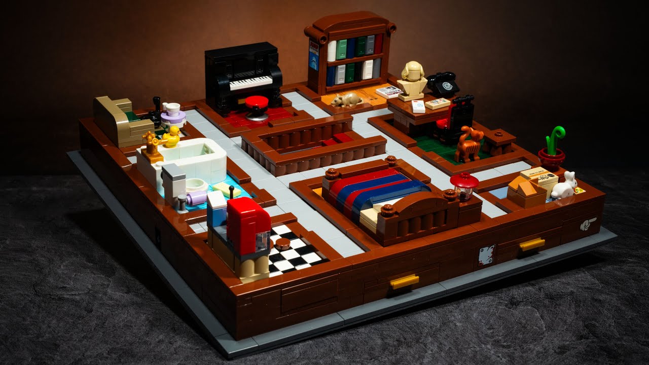 Every Room is a Puzzle in this LEGO Mansion!