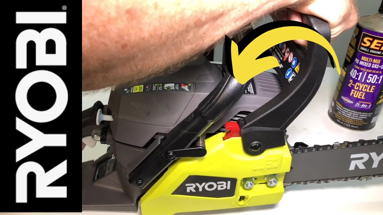 Ryobi 18 Inch Chainsaw Unboxing, Setup & Review