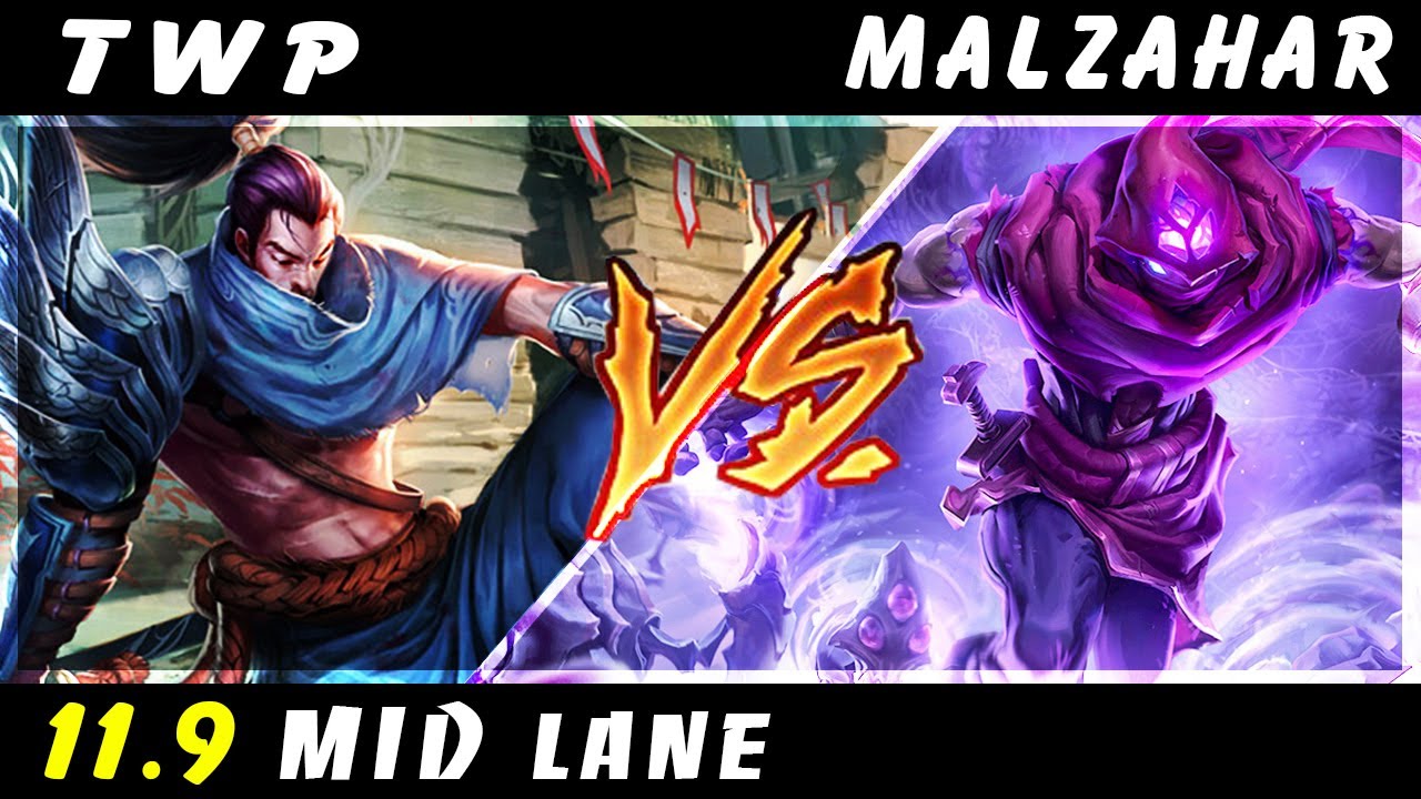 TheWanderingPro - Yasuo vs Malzahar MID Patch 11.9 - Yasuo Gameplay