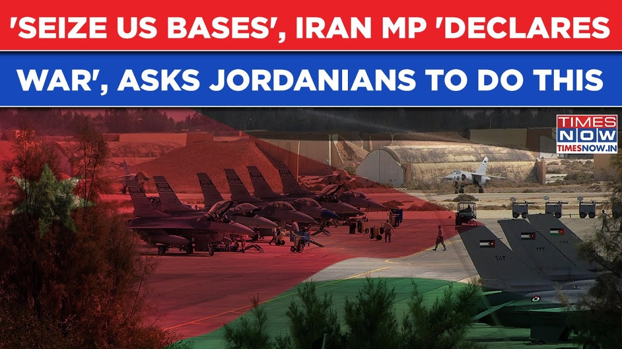 'Seize US Bases...' Iran MP 'Declares War', Urges Jordan This As US Navy Shoots Down Tehran's Drone