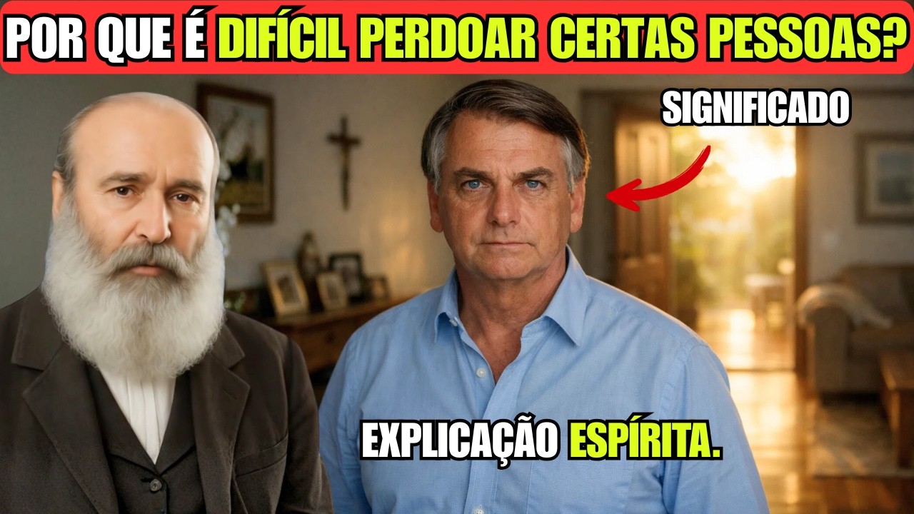 POR QUE É TÃO DIFÍCIL PERDOAR CERTAS PESSOAS? EXPLICAÇÃO ESPÍRITA. PSICOGRAFIA BEZERRA DE MENEZES