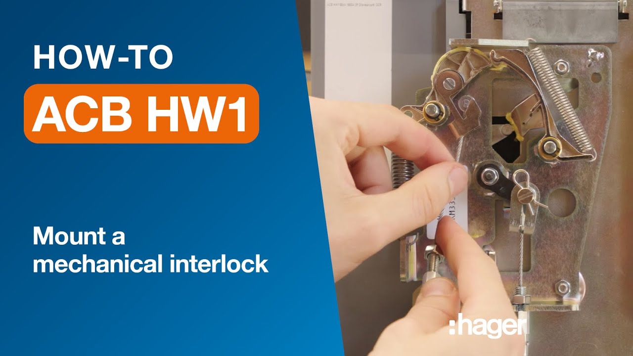 ACB HW1 How-to videos. Part 10 - Installing a mechanical interlock in ACB HW1