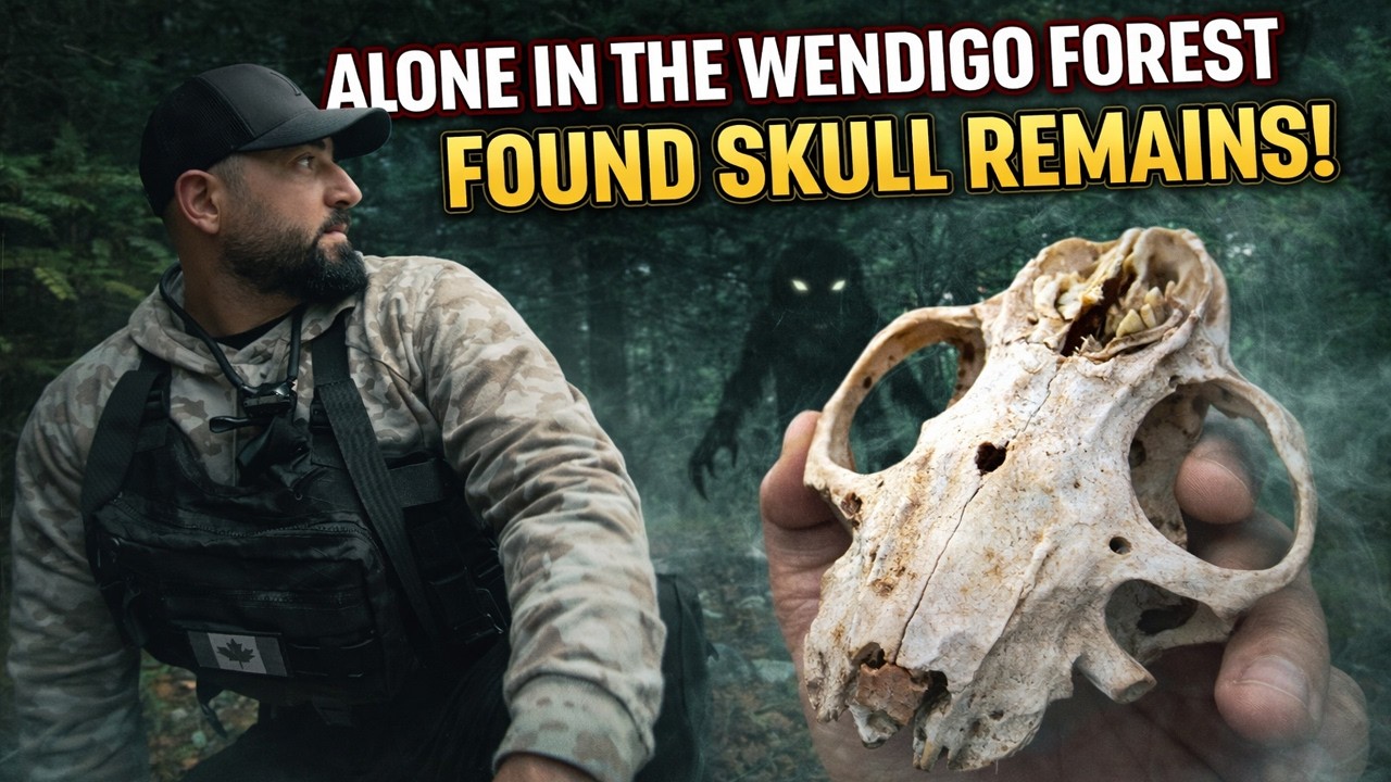 УЖАСАЮЩЕЕ ОПЫТ В ОДИНОЧЕСТВЕ В ЛЕСУ ВЕНДИГО!! НАЙДЕНЫ КОСТИ!!