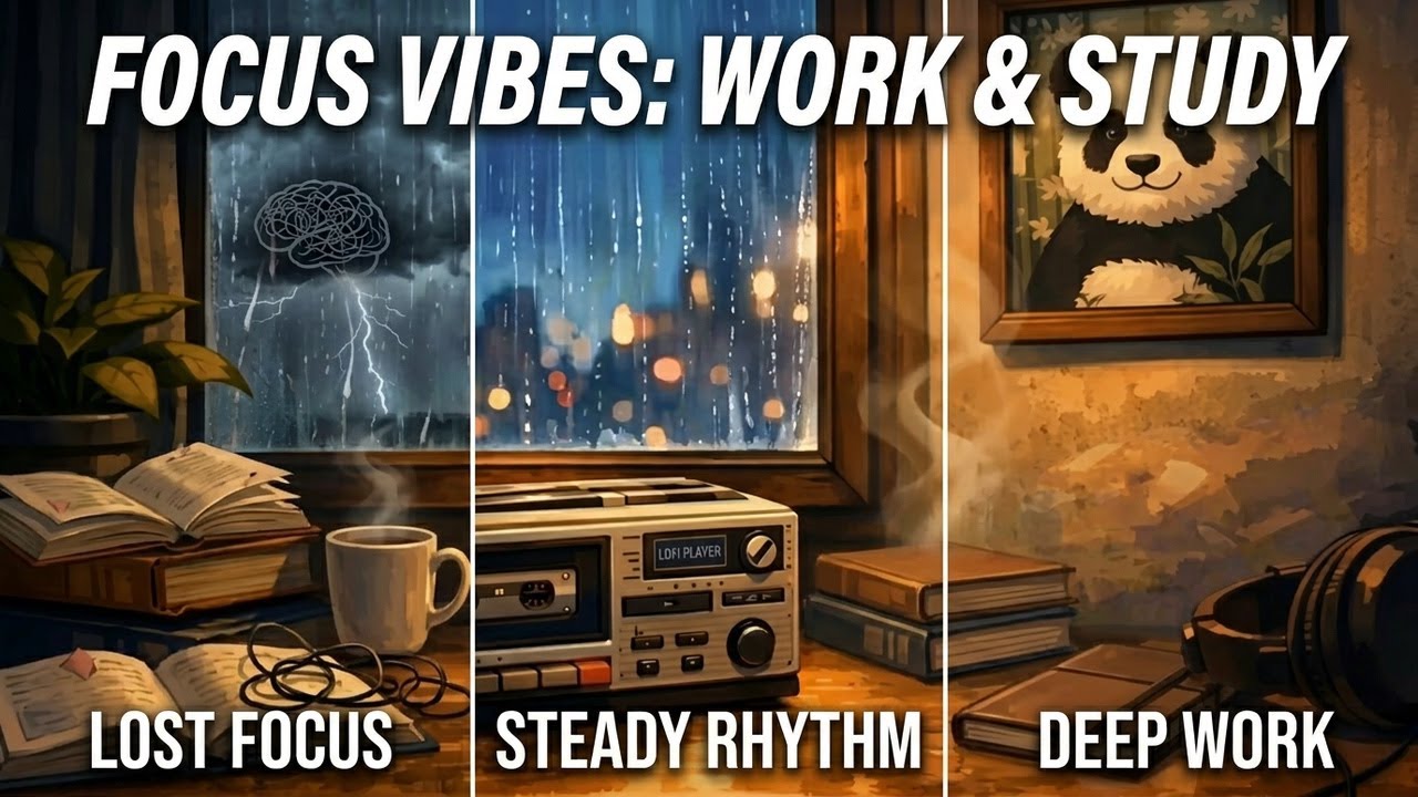 Deep Focus Lofi: Perfect Beats For Study & Work