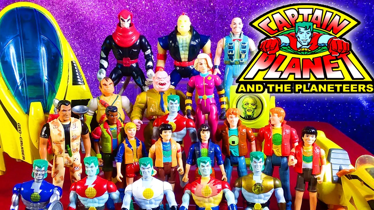 Captain Planet Action Figures Collection (1991-1994)
