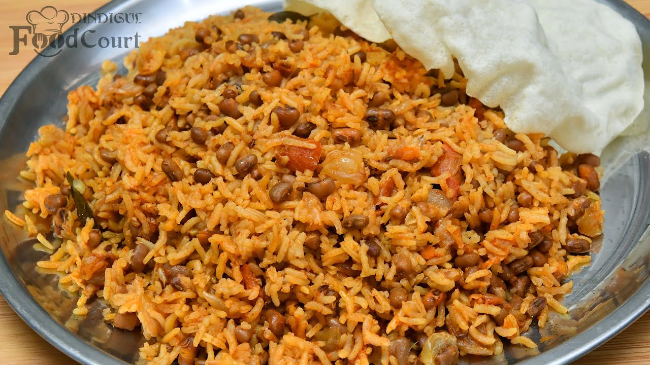 Quick & Healthy Lunchbox Recipe/ Thatta Payaru Sadam/ Cowpeas Rice