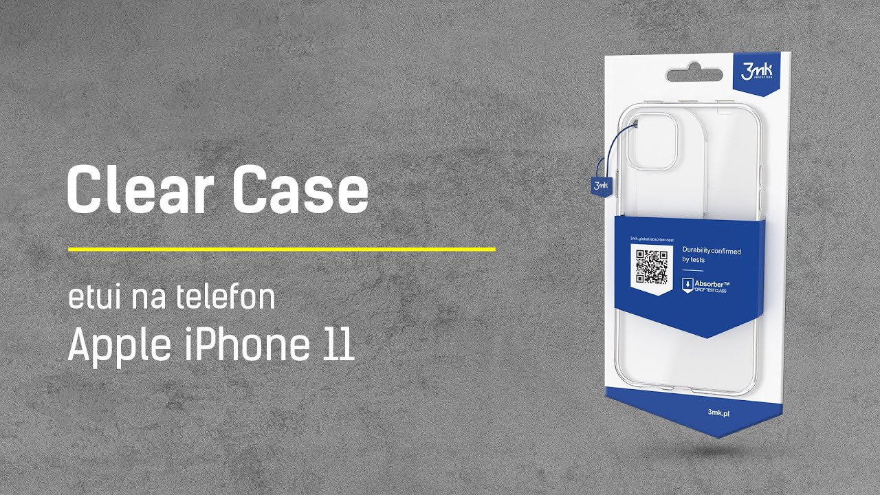 Etui na telefon - dedykowane etui do Apple iPhone 11. Clear Case od 3mk Protection.