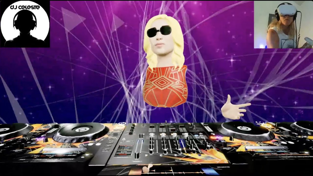 TribeXR DJ Celeste Lear Avatar Performance Metaverse Music NFT VR Event DreamlandXR AltspaceVR