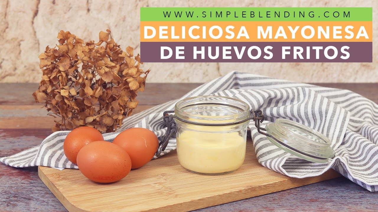 SALSA DE HUEVO FRITO SORPRENDENTE | Receta viral de mayonesa de huevo frito