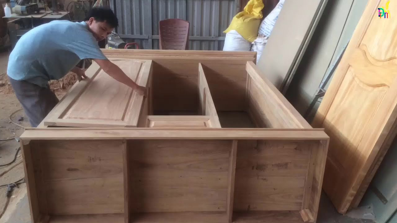 Mẫu TỦ ÁO 3 CÁNH ĐẸP Gỗ TỰ NHIÊN GÕ ĐỎ/CÁC CÔNG ĐOẠN LÀM CỦA NGƯỜI THỢ MỘC