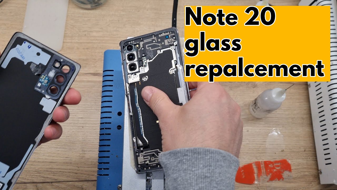 Samsung Galaxy Note 20 FRONT glass replacement - Teardown -Full video 4K
