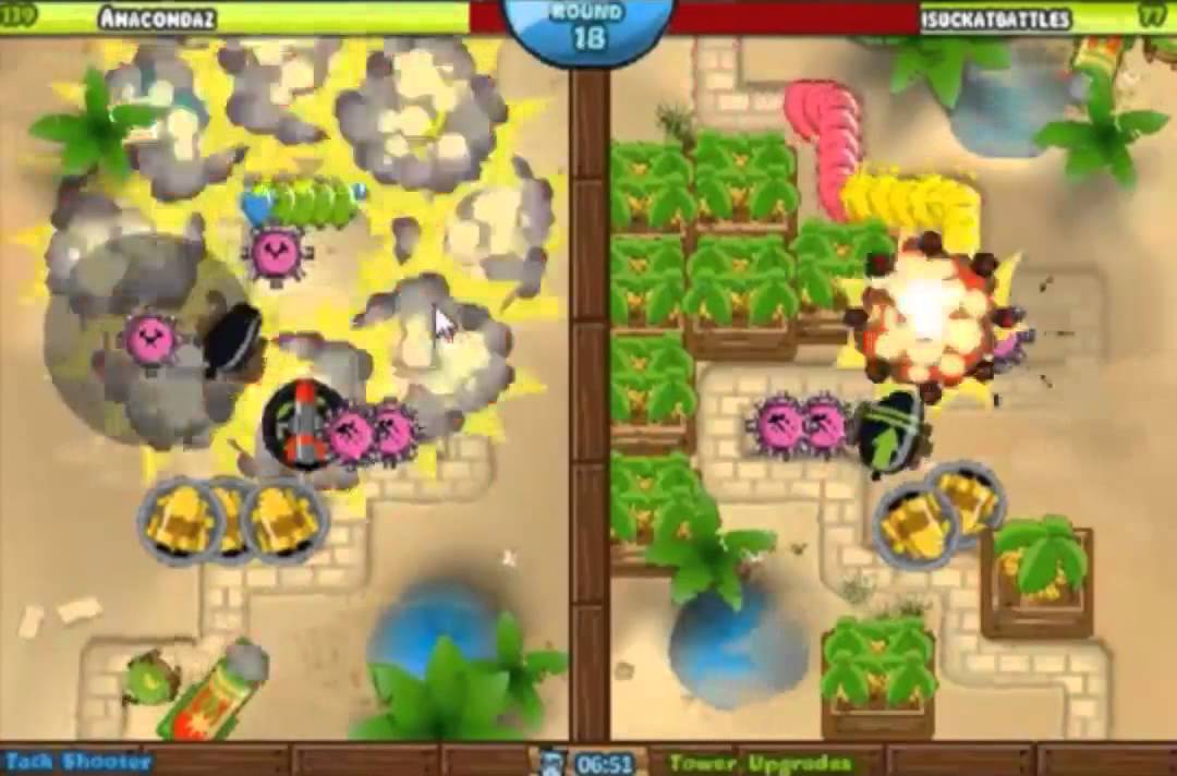 Ep 33 - Anacondaz vs (King) Isuckatbattles - King Of The Hill Bloons Tower Defense Battles