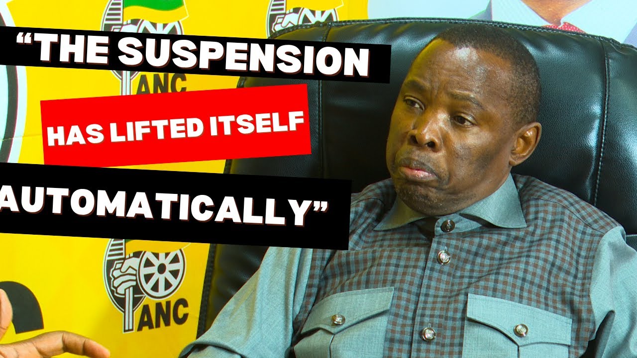 Update : ANC Provincial Secretary Muzi Chirwa Confirms Mandla Msibi’s Reinstatement to ANC Duties