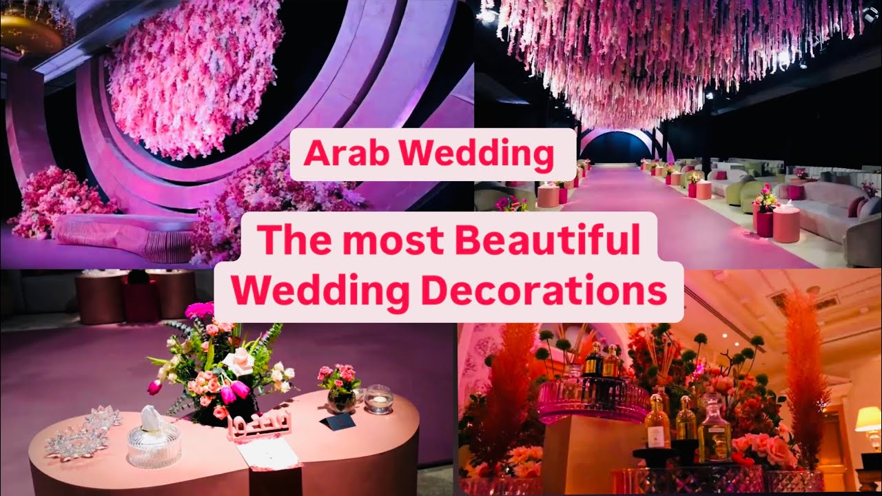 The most beautiful wedding setup you'll ever see ! in LUXURIOUS  hotels of SAUDI ARABIA,Arab Wedding